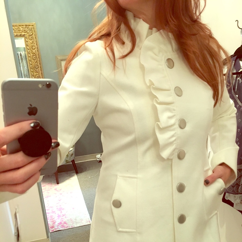 AZI NY ruffled coat